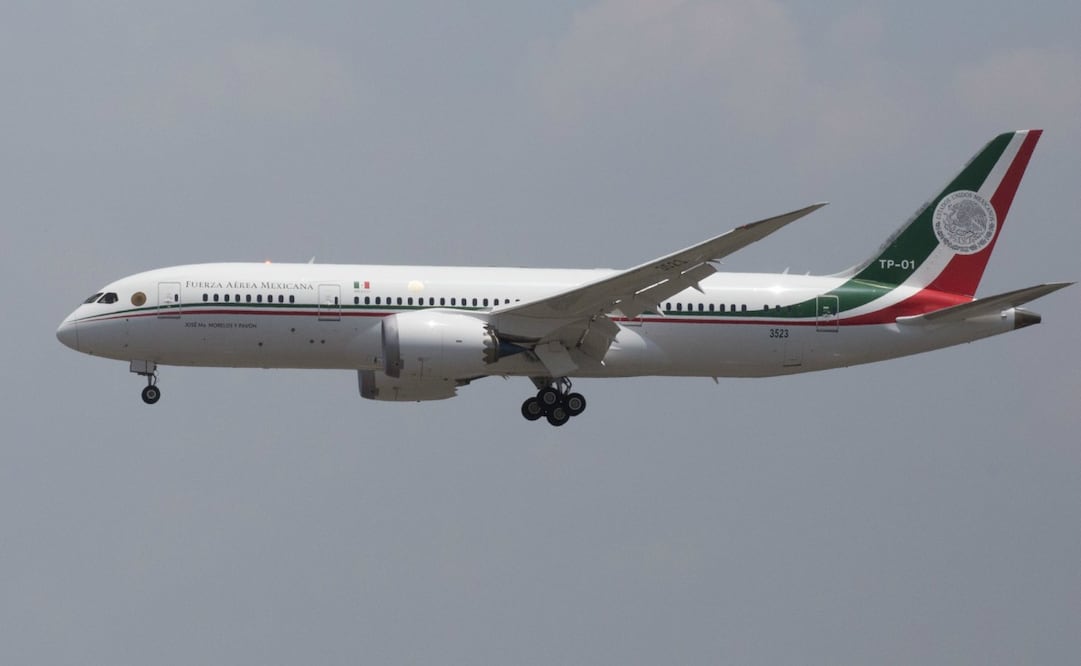 El avión presidencial mide 57 metros de largo. Foto: Germán Espinosa. EL UNIVERSAL