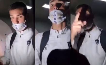 VIDEO: Aficionado de Pumas provoca a Dinenno y el delantero lo amenaza