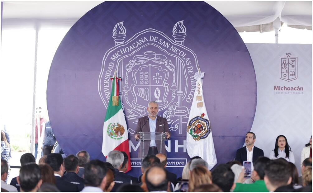 Alfredo Ramírez Bedolla inaugura las Instalaciones de la Defensora Jurídica en Zamora. Foto: Especial