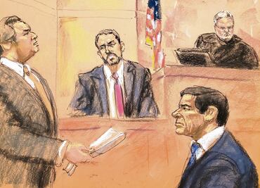 Defensa de "El Chapo" en juicio dura sólo media hora