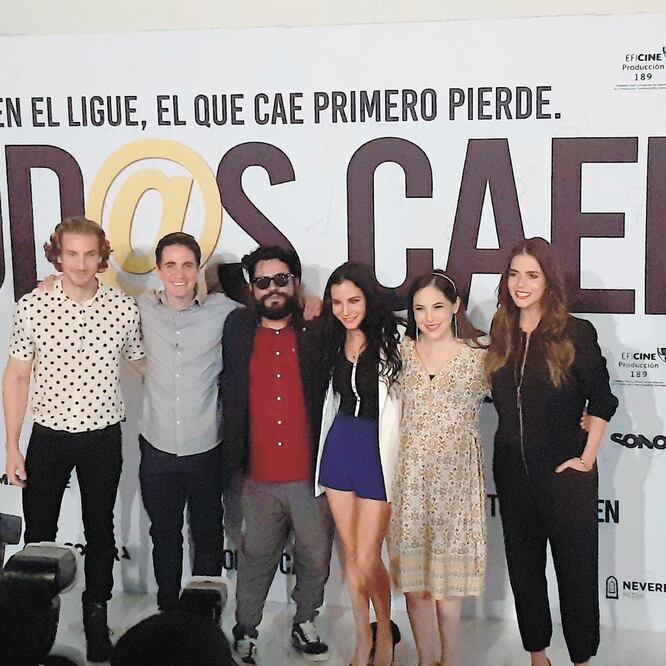 Lambda García, Santiago Michel, Mauricio Barrientos, Martha y Miri Higareda y Claudia Álvarez.  SIGHEY BAÑOS. EL UNIVERSAL 