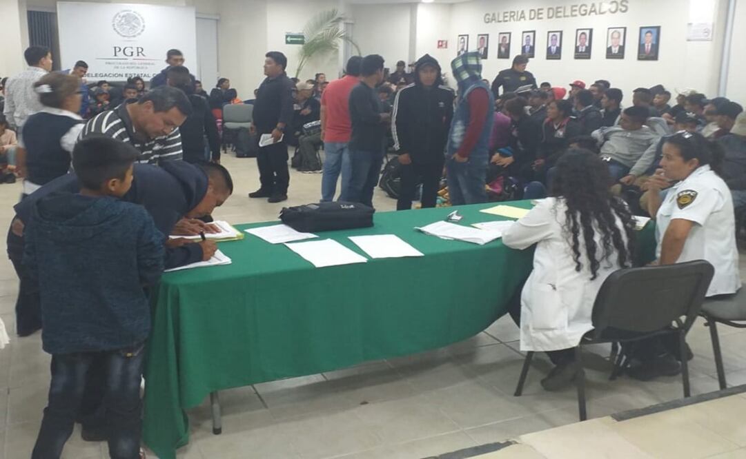 En el operativo fueron detenidos los presuntos traficantes de personas; los migrantes fueron remitidos al INM. Foto: Especial