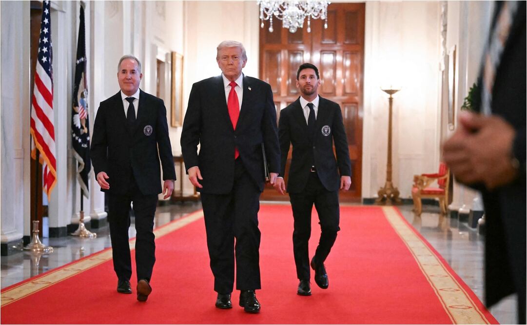 Trump recibe al Inter Miami en la Casa Blanca