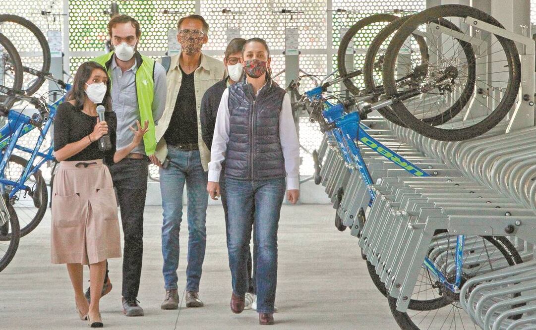 El Biciestacionamiento de Tláhuac se inauguró ayer. Foto: CUARTOSCURO