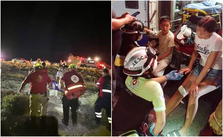 VIDEO: Autobús de pasajeros sufre accidente en carretera a Monclova; hay 8 heridos