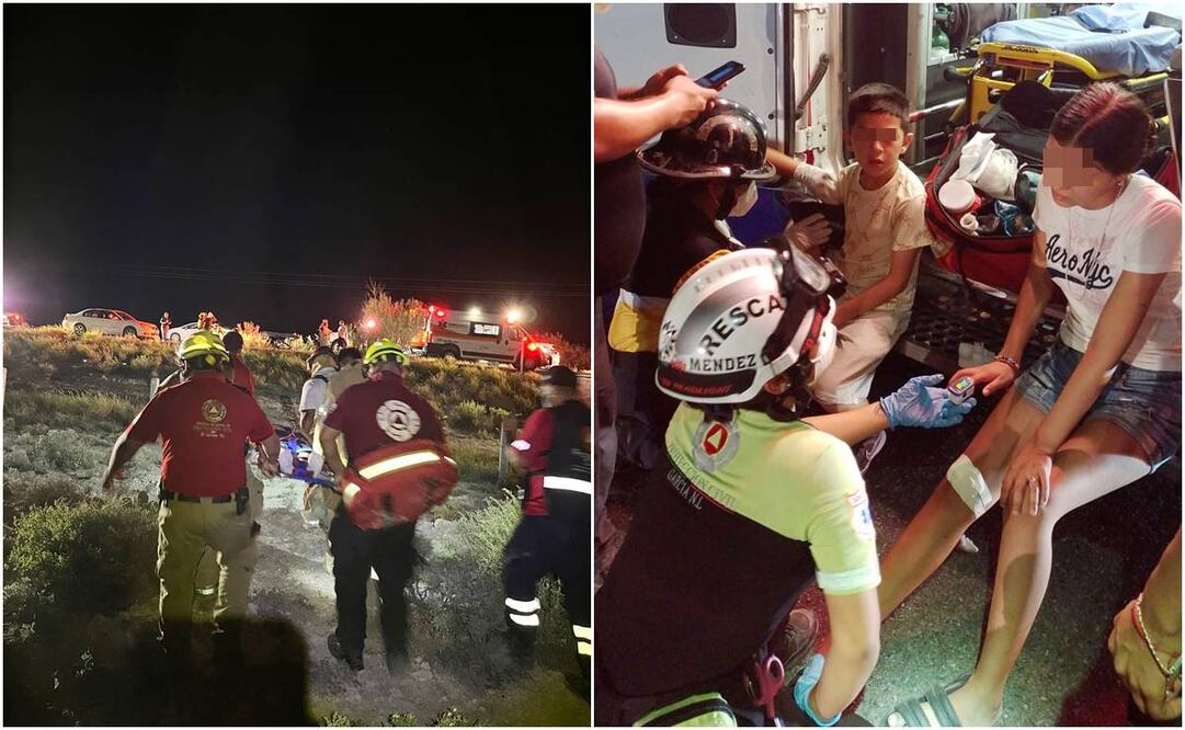 Accidente en carretera a Monclova, Nuevo Leon. Foto: Especial