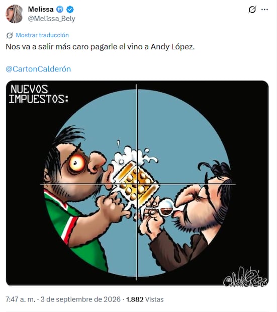 Cónclave de Andy y Gonzalo López Beltrán protagoniza cartones de la prensa nacional. Foto: Captura de pantalla X