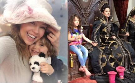 Thalía y Salma festejan el Día de las Madres