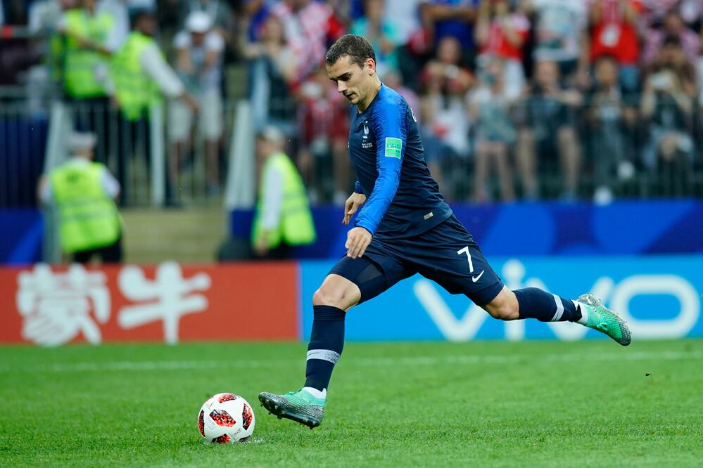 Antoine Griezmann durante el juego de final de la Copa Mundial de la FIFA Rusia 2018. Foto: Imago7