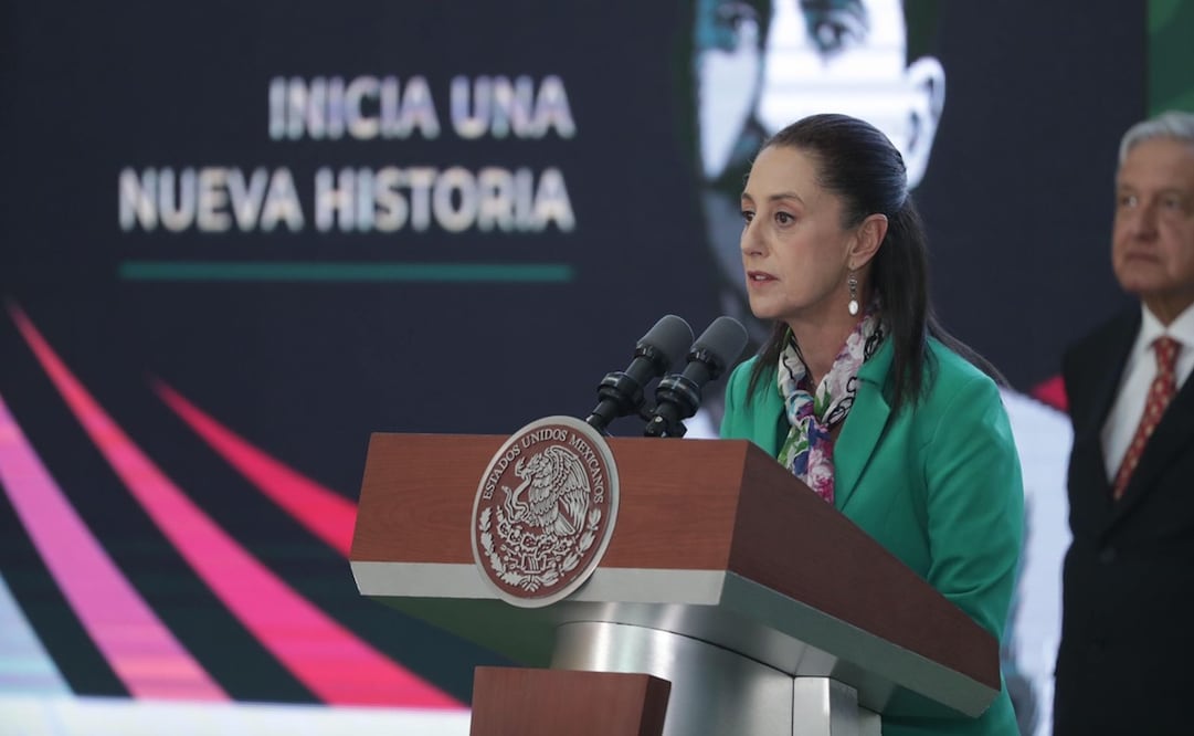 Claudia Sheinbaum hizo un llamado para que todos los “escépticos” conozcan el AIFA. Foto: Juan Boites EL UNIVERSAL