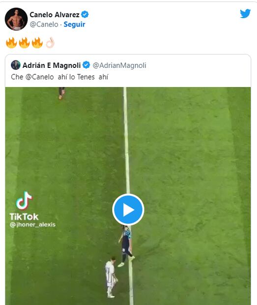 Periodista argentino le 'presume' jugada de Messi al Canelo Álvarez
