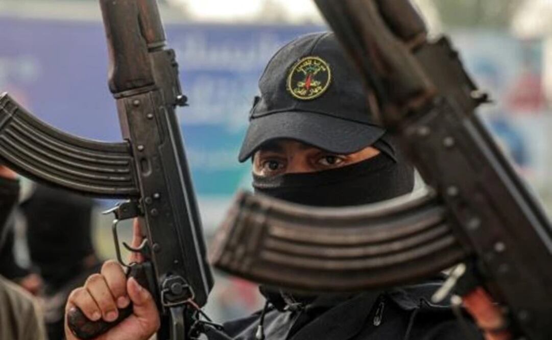 Combatientes de la Yihad Islámica en Gaza. Foto: AFP 