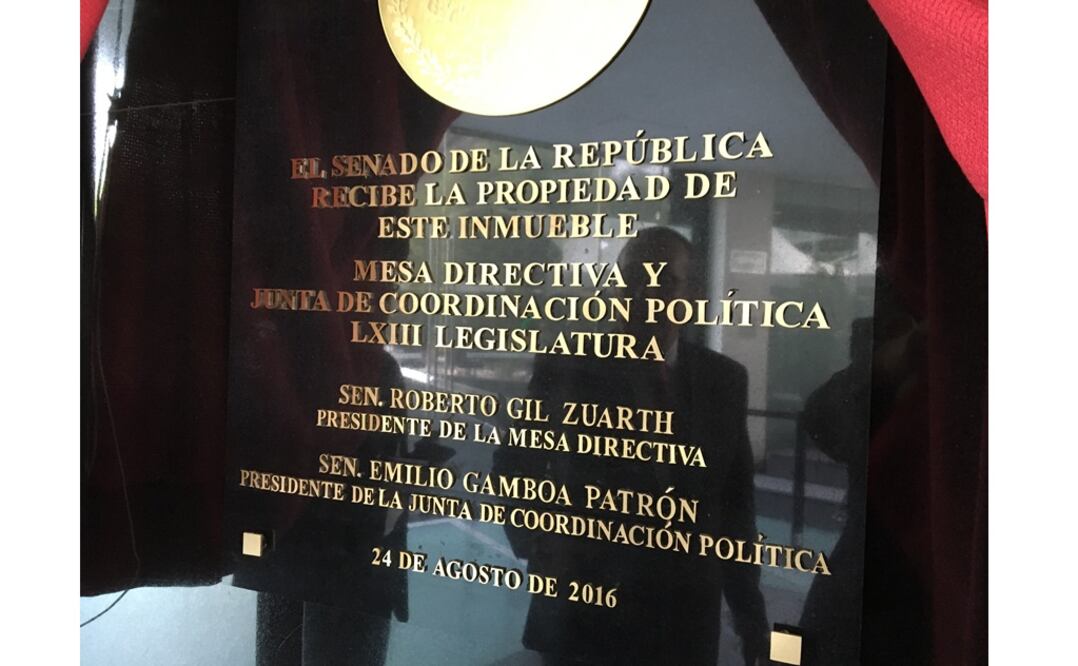 Con la escrituración de la propiedad, el Senado dejará de pagar 18 millones de pesos anuales de impuesto predial al ser un inmueble del Estado. /Juan Arvizu - EL UNIVERSAL