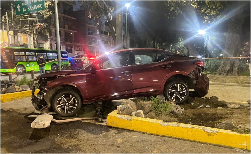 Accidente en Iztapalapa. Foto: Juan Carlos Williams
