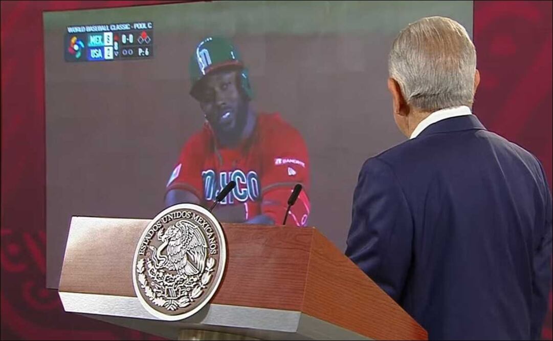 AMLO HABLÓ EN LA MAÑANERA SOBRE LA SELECCIÓN MEXICANA DE BEISBOL - FOTO: ESPECIAL