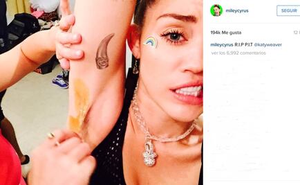 Miley Cyrus muestra su depilación