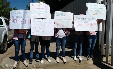 Entre protestas, reciben en Oaxaca a titular de Secretaría de Bienestar