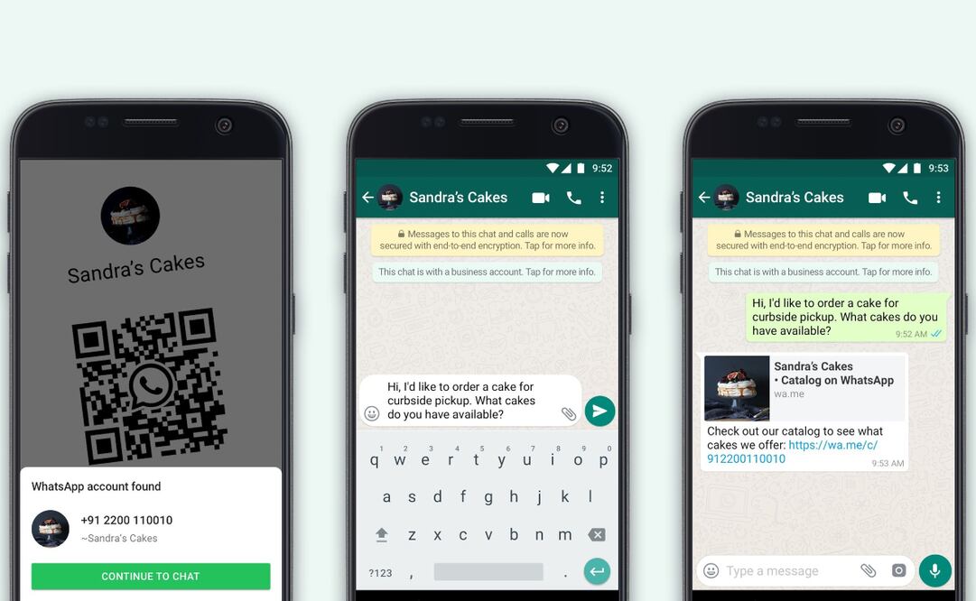 Los códigos QR facilitan el contacto con una empresa, ya que anteriormente, si una persona estaba interesada en un negocio, era necesario añadir su número de WhatsApp a sus contactos de forma manual