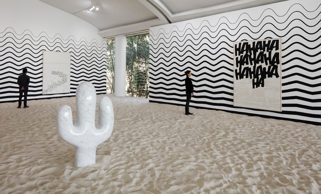 Lago Algo, exposición. Foto: Especial