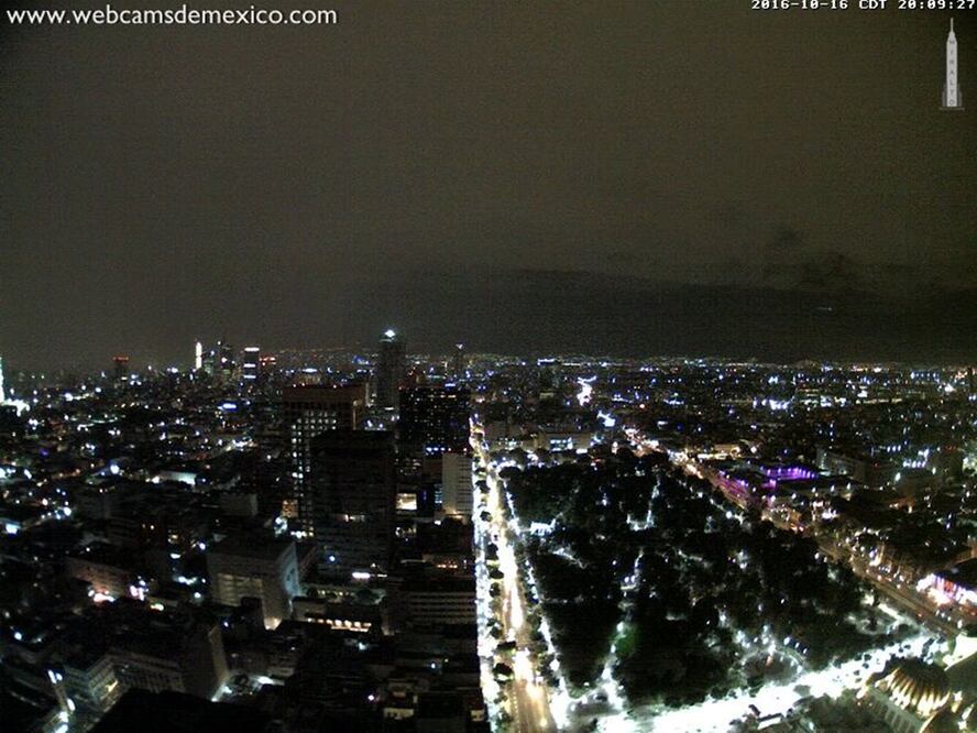 Imagen tomada del Twitter de Webcams de México 
