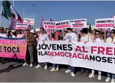 Reconoce presidenta del TEPJF expresiones pacíficas en favor de la democracia