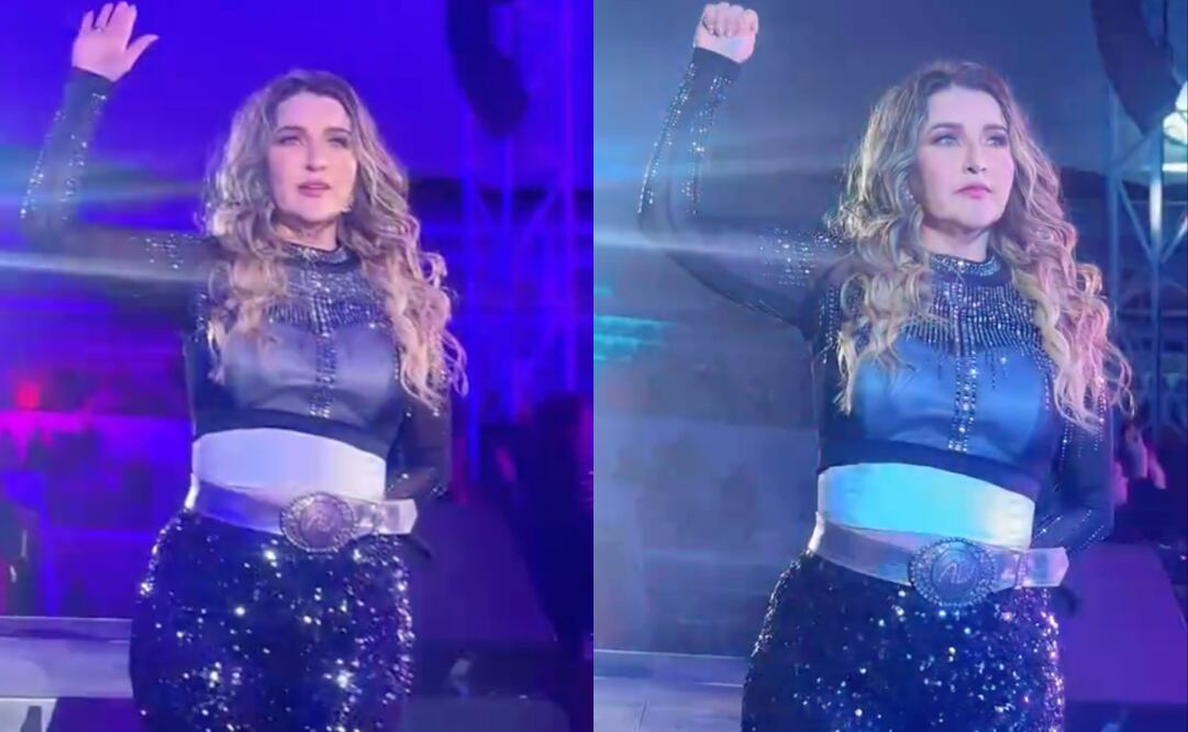 Esto significa la señal de auxilio que hizo Alicia Villareal. Foto: Captura de video