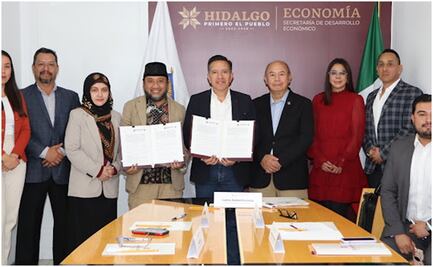 Gobierno de Hidalgo y Aseguramiento Halal firman convenio para entrar al mercado musulmán global; apuestan por beneficio de mipymes