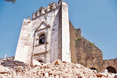 Reinician reconstrucción en exconventos de Morelos