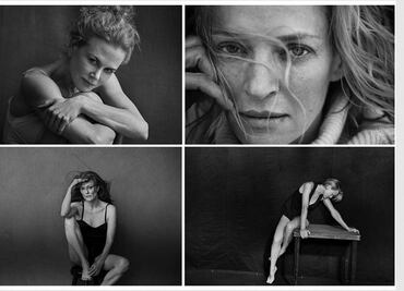 Nicole Kidman y Uma Thurman posan sin maquillaje para calendario Pirelli