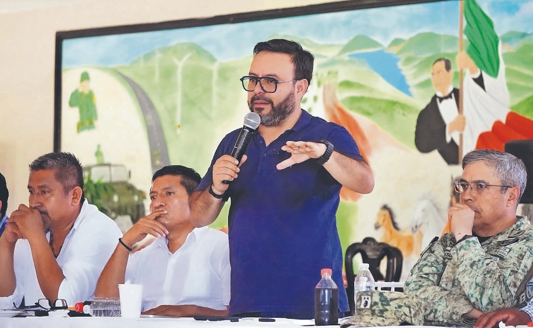 El titular de la Secretaría de Gobierno de Oaxaca, Jesús Romero, dijo que buscan generar condiciones de diálogo y entendimiento entre las partes. Foto: Especial