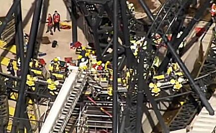 Choque en montaña rusa deja 4 heridos graves en RU