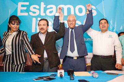 Formalizan PRD, NA y PRI a sus candidatos a la gubernatura de Morelos