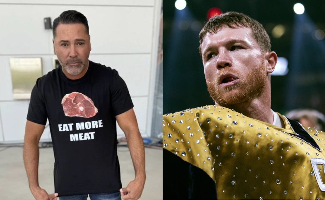 Óscar de la Hoya otra vez provoca al Canelo Álvarez - Foto: Especial