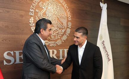 Sergio Salomón se reúne con García Harfuch; buscan garantizar protocolos de migración segura