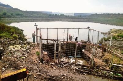 Refuerzan presa El Ángulo por lluvias 