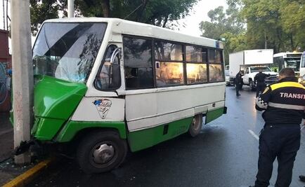 Suspende Semovi ramal de ruta 79 por choque en Tlalpan 