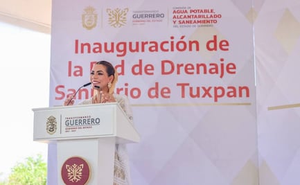 Evelyn Salgado hace entrega de infraestructura sanitaria en Iguala y Tuxpan; gobierno estatal invirtió 55 mdp