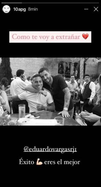 El emotivo mensaje de despedida de Gignac a Edu Vargas
