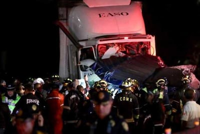 PGJ investiga accidente registrado en la autopista México-Toluca