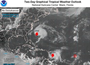 “María” se convierte en huracán y se dirige al Caribe