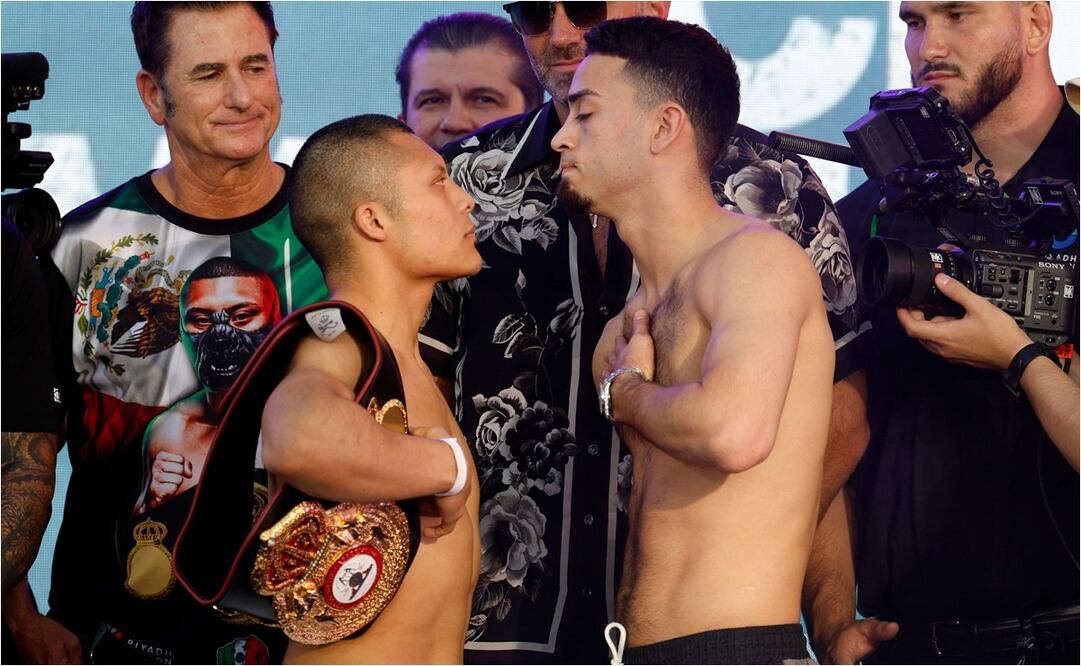 Isaac 'Pitbull' Cruz defiende esta noche su cinturón superligero de la AMB. FOTO: AFP
