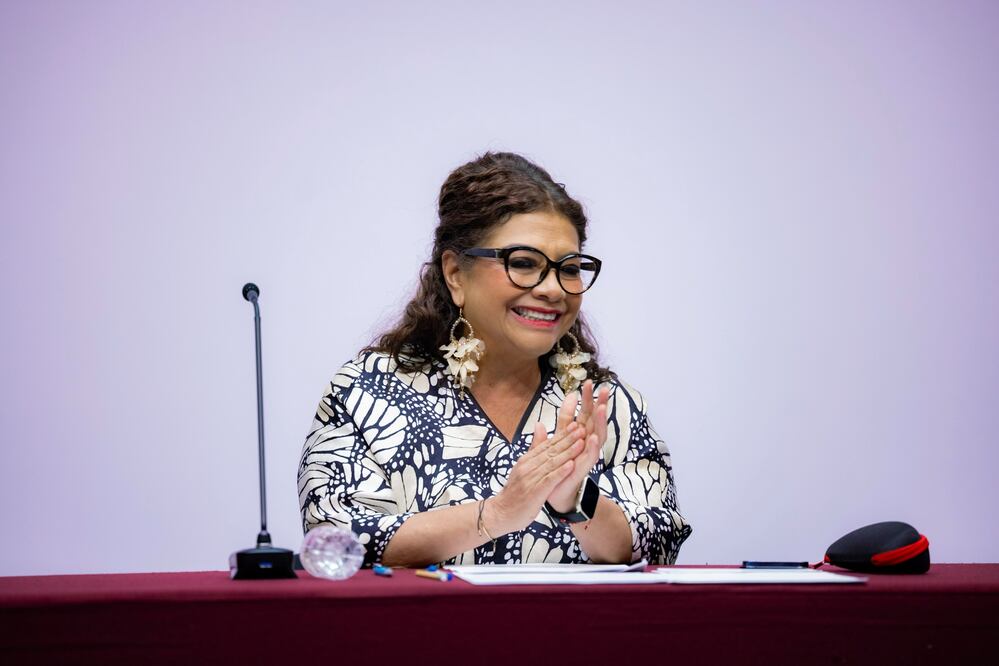 En conferencia de prensa, Clara Brugada adelantó que las obras de la Línea A pueden iniciar en Enero 2026. (Foto: especial)