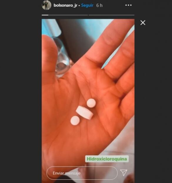 Hijo menor de Jair Bolsonaro da positivo al coronavirus