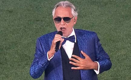 La voz de Andrea Bocelli emociona a 16 mil espectadores en la apertura de la Eurocopa 