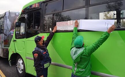 Por incumplir acuerdos, suspenden 41 unidades de transporte tras aumento de tarifa
