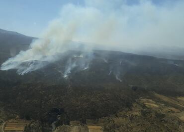 Incendio forestal en el sur de Perú daña casi 2 mil hectáreas de campos