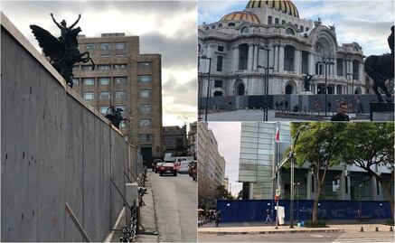 Amanece Avenida Juárez “blindada” por marcha del 2 de octubre