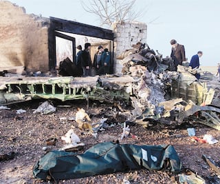 Se estrella un avión ucraniano en Teherán