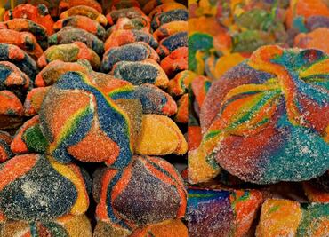 Catrina, el pan de muerto arcoíris que debes probar