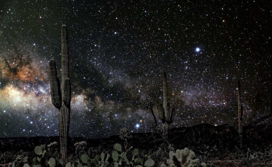 El desierto de Sonora posee uno de los cielos más estrellados en nuestro país. (Foto: iStockPhoto)